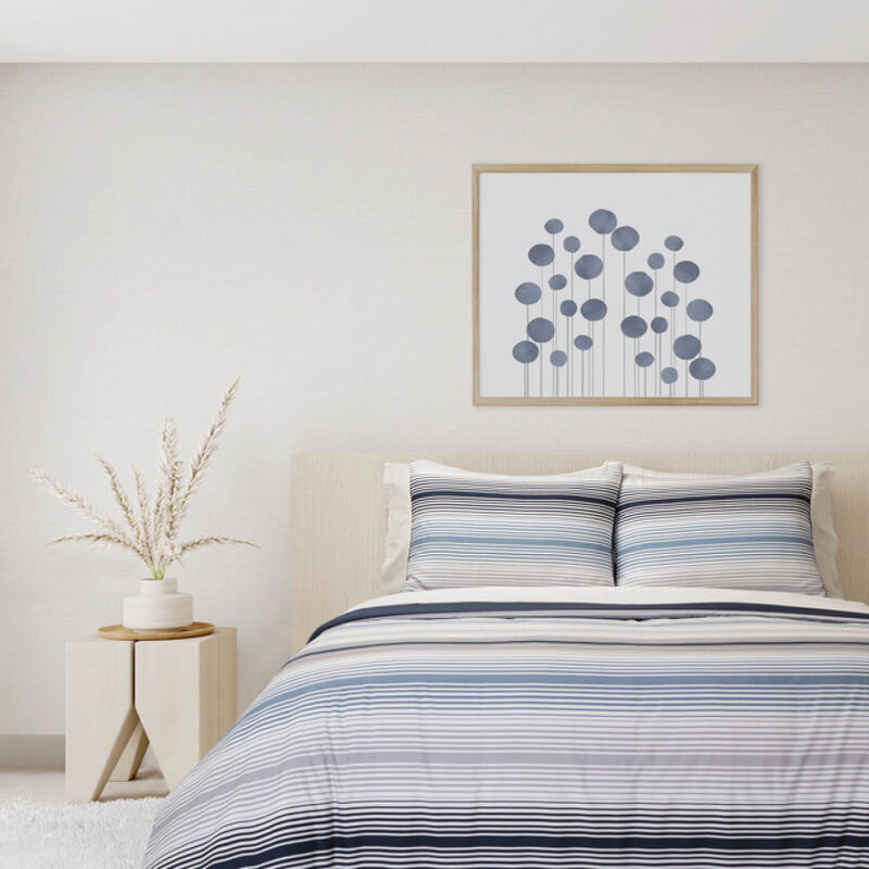 Set Edred&oacute;n Queen Size Kaltex Home Aldo Navy image number null