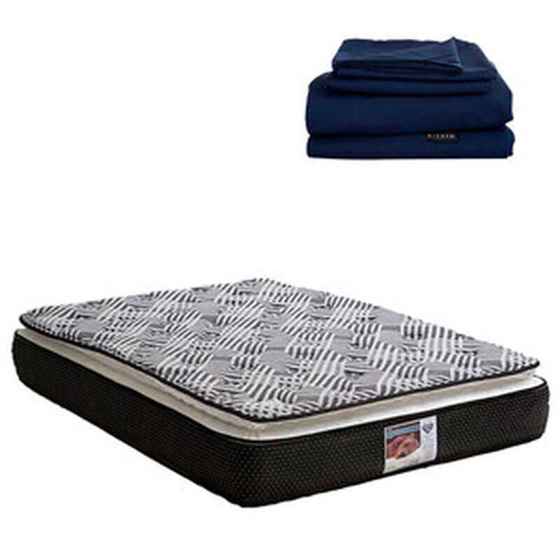 Colchón Queen Size Spring Air Omega+Sábanas Dic... image number null