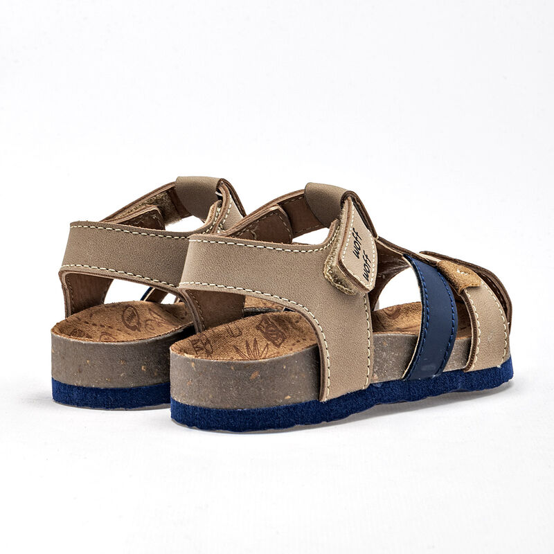Vavito Sandalia para beb&eacute; ni&ntilde;o beige marino image number null