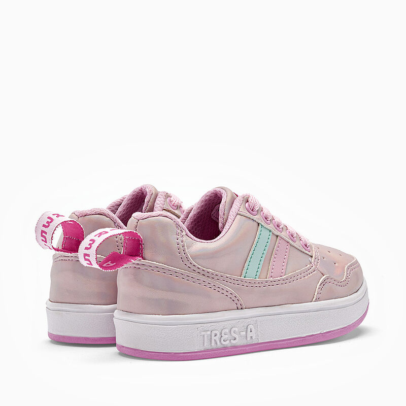 Tres-A tenis para BEB&Eacute; rosa tornasol cod 140833... image number null