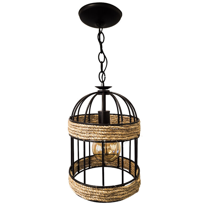 L&aacute;mpara Colgante Barril Tula Mil Luces image number null