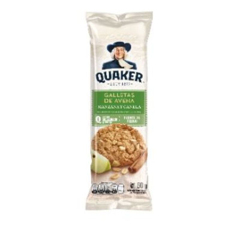 GALLETA AVENA MANZANA CANELA QUAKER 60G image number null