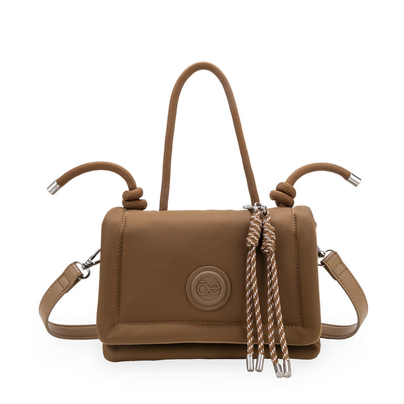 Bolsa Briefcase Chica Acolchado Color Cafe image number null