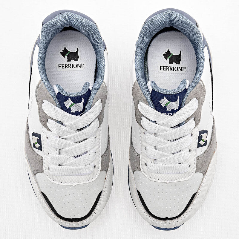 Ferrioni Tenis Urbanos Para Ni&ntilde;o Blanco Azul Gr... image number null