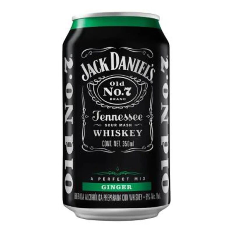 JACK DANIELS RTD GINGER 350ml %        . image number null