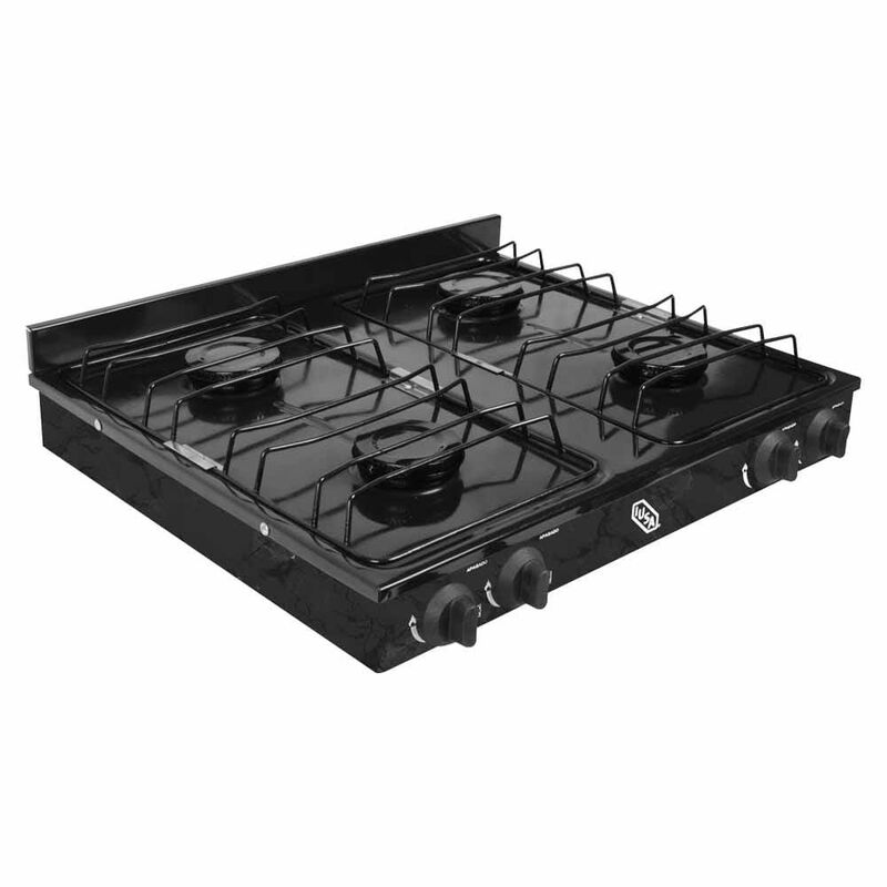 Parrilla A Gas 4 Quemadores Caper Negro Jaspe image number null