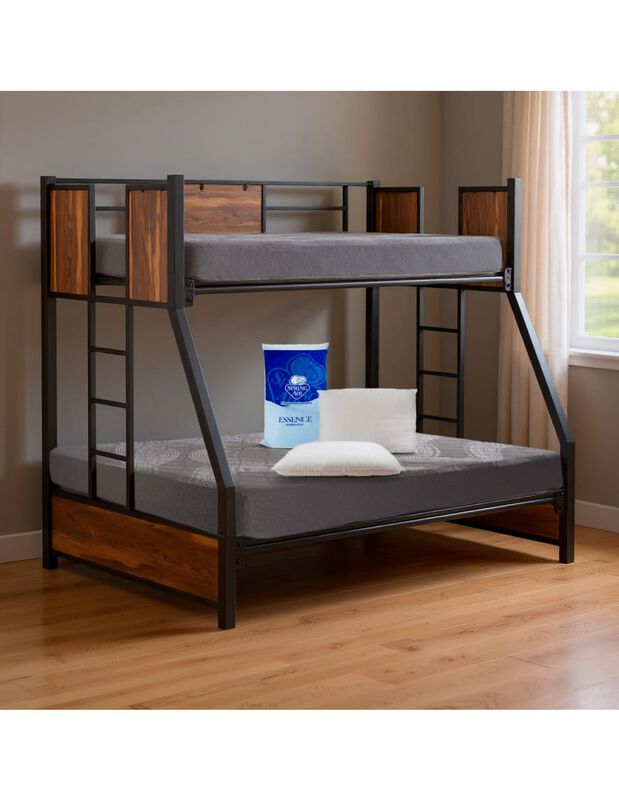 Set  Rec&aacute;mara Rony Litera Doble+ 2 Colchones en... image number null