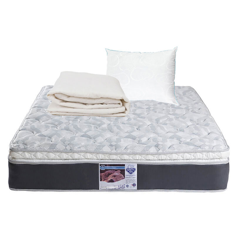 Colchón Individual Spring Air Marte + Almohada... image number null