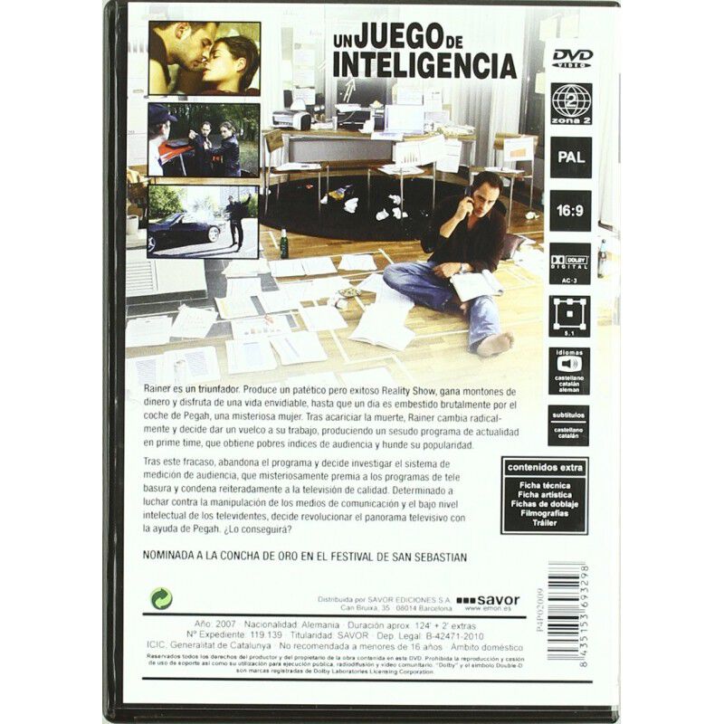 Un Juego De Inteligencia (cod. 156373) Dvd image number null