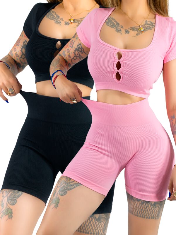 Set Deportivo Mujer Gym Yoga o Casual CONJ-072 ... image number null