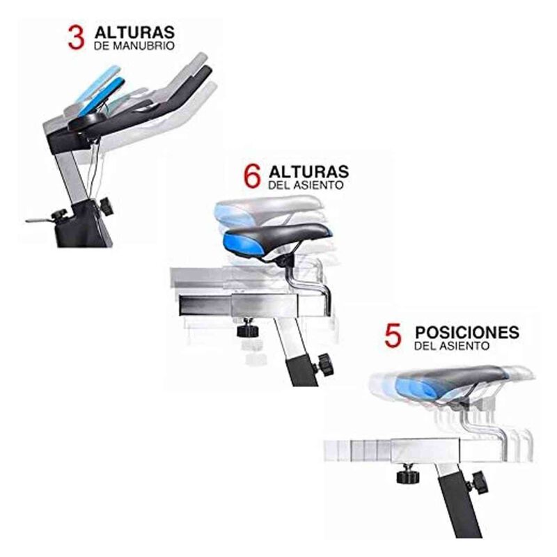 Bicicleta Est&aacute;tica 18kg Profesional Uso Rudo Fi... image number null