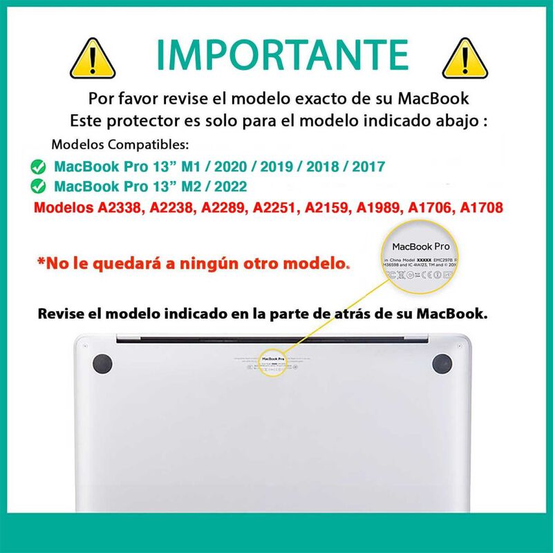 Funda Techprotectus Para Macbook Pro 13 M1 M2 T... image number null