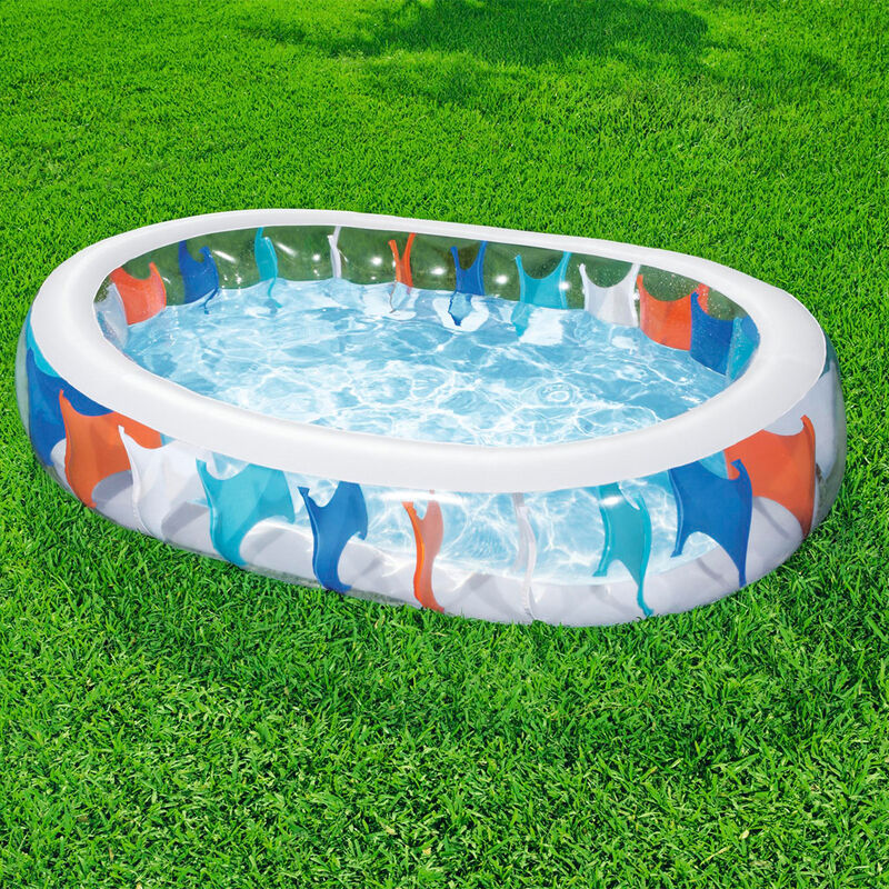 Alberca Inflable Ovalada con Decorado 2.29X1.52... image number null