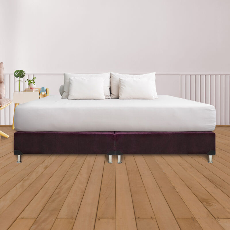 Box King size Dicasa Velvet Morado image number null