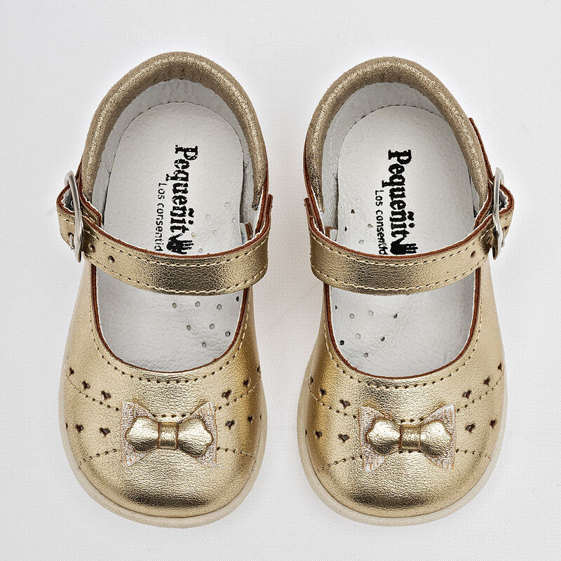 Chaparrin Zapatitos para beb&eacute; ni&ntilde;a. Dorado image number null