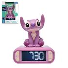 Reloj Despertador Con Luz Nocturna Lexibook Disney Stitch Angel Pink