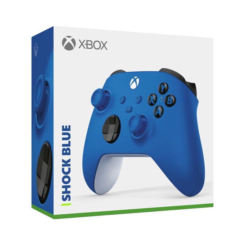 Control Inal&aacute;mbrico Xbox Shock Blue image number null