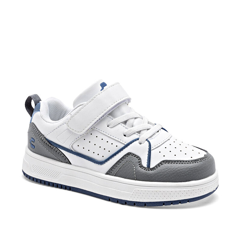 Charly Tenis urbano para ni&ntilde;o blanco gris azul,... image number null