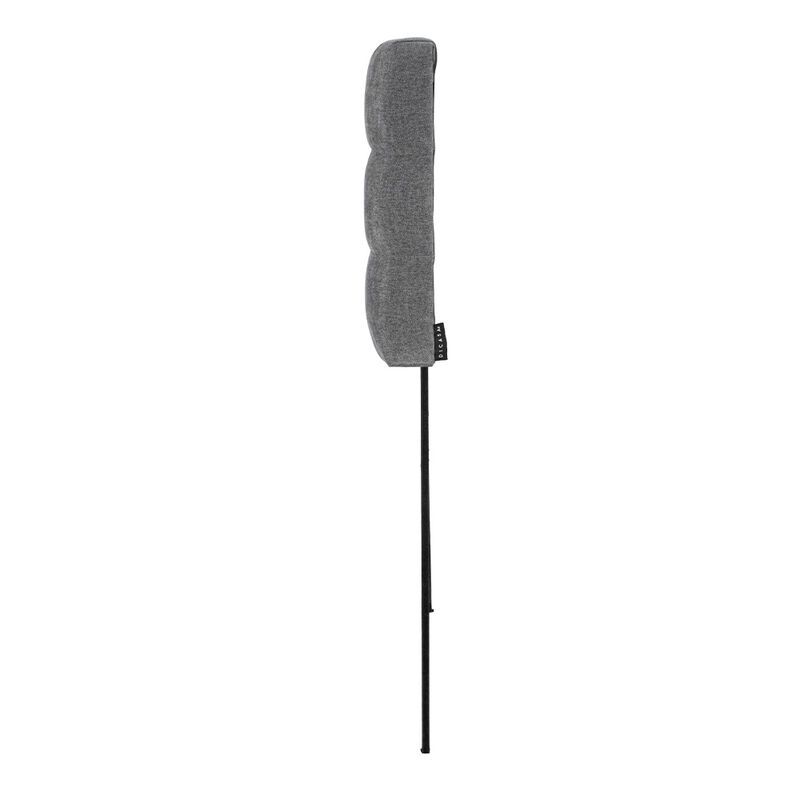 Cabecera Queen Size Dicasa Catania Gris oscuro image number null