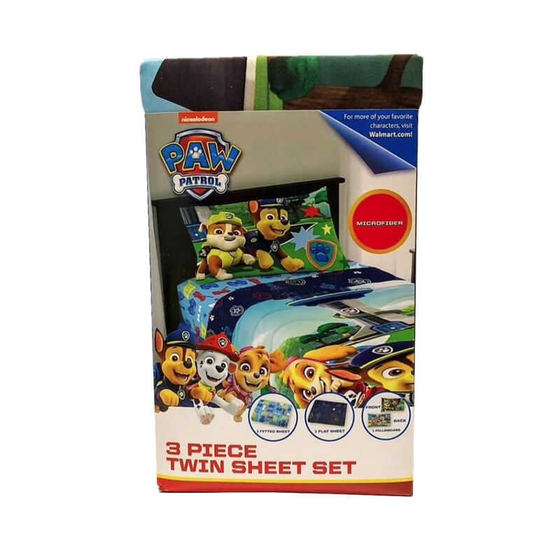 Juego De S&aacute;banas Jay Franco 3pz Paw Patrol image number null