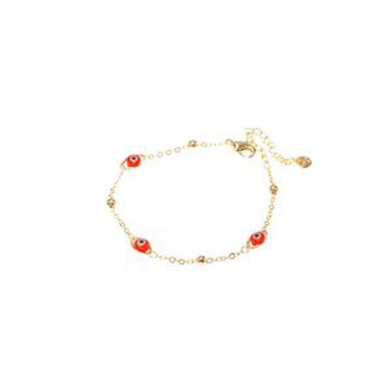 Juego ojitos rojos que incluye aretes estilo gr... image number null