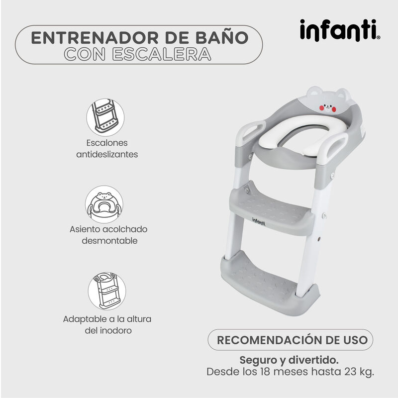 Entrenador De Ba&ntilde;o Con Escalera Ligera, Pr&aacute;ctic... image number null