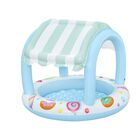 Alberca Inflable Infantil c sombrilla 1.04m x H84cm 2+ anos dec caramelos  GARANTIA 15 DIAS POR DEFECTO DE FABRICA