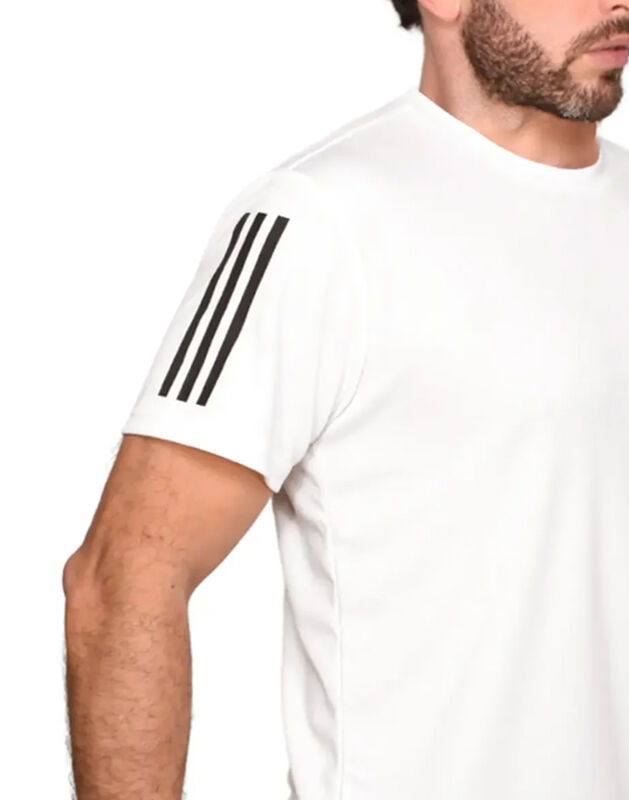 Playera De Manga Corta Cuello Redondo Blanco Co... image number null