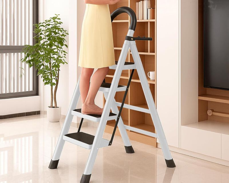 Escalera Plegable Multifuncional Tubular 4 Peld... image number null