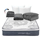 Colch&oacute;n Queen Size Ghana + Almohadas Royal Twin + Protector Lux + 1 Juego De S&aacute;banas Royal + Edred&oacute;n Homy