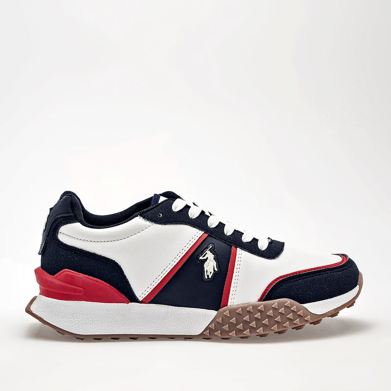 Polo exchange tenis para hombre blanco marino c... image number null