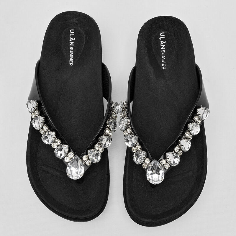 Top Moda Sandalia para mujer negro image number null