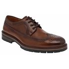 Christian Gallery Zapato de vestir para hombre camel, agujeta ajustable