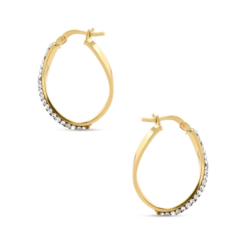 Arracadas Oro 10k Con Zirconias | Bizzarro image number null