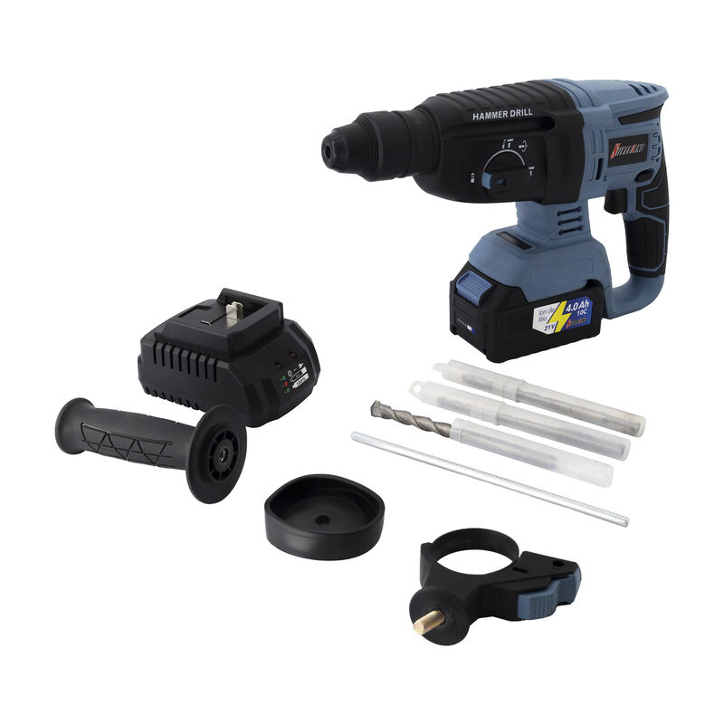 Rotomartillo Inal&aacute;mbrico Silverline Color Azul image number null