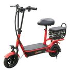 Scooter El&eacute;ctrico Con Asiento, Color Rojo