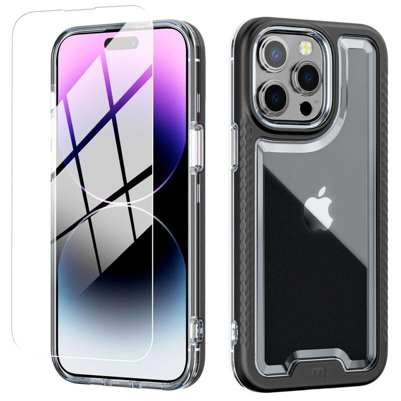 Funda MYBAT Lux para iPhone 14 PRO Negra con mi... image number null