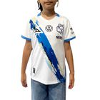 Jersey Pirma para Niños Local Puebla 25-26 Blanco-Azul Rey