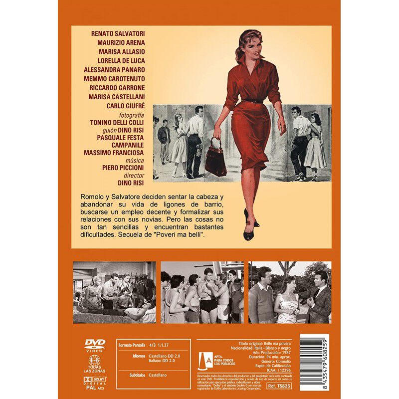Guapas Pero Pobres Dvd 1957 Belle Ma Povere [dv... image number null