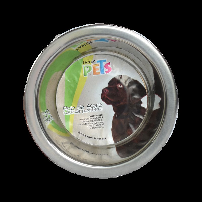 Fancy Pets Plato De Acero Para Perro Con Base A... image number null