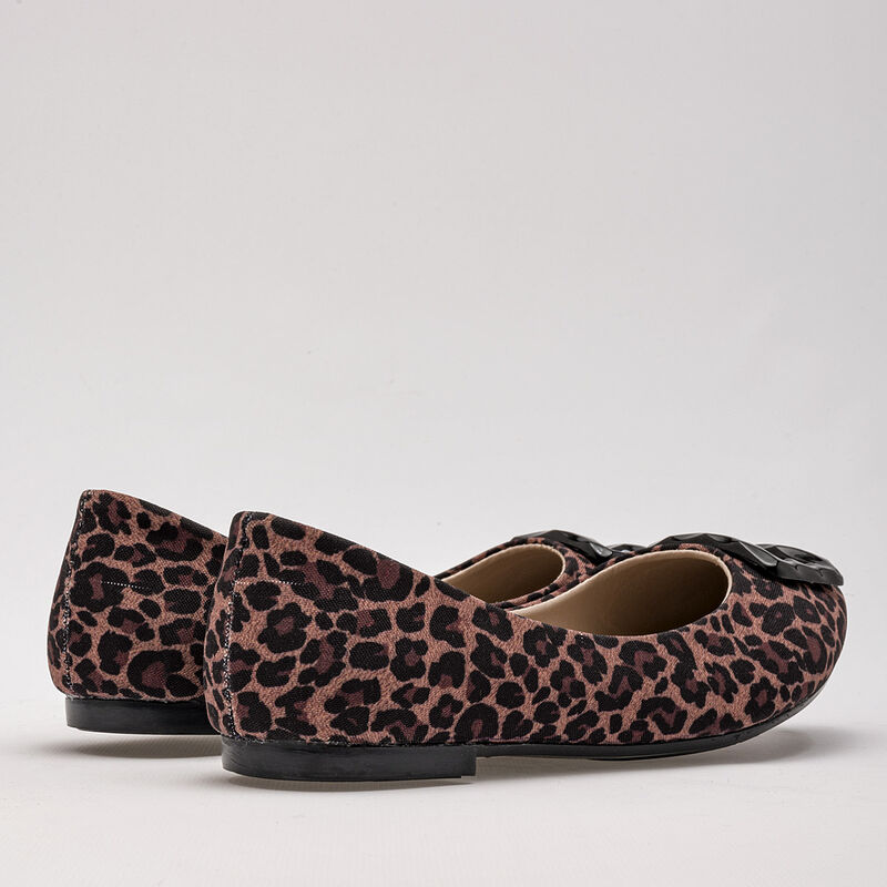 Moramora Balerina para mujer camel caf&eacute; negro image number null