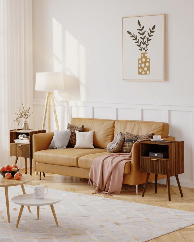 Mesita De Noche Moderna Nightstand Joonee Con A... image number null