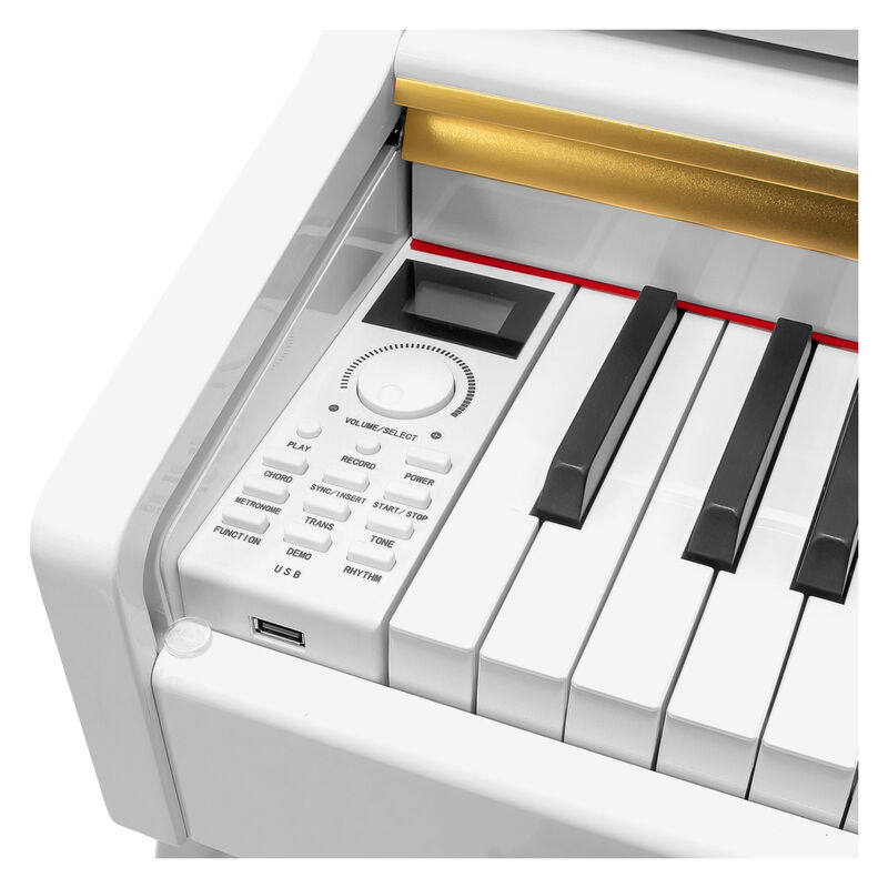 Piano Teclado El&eacute;ctrico 88 Teclas Digital 15v 3... image number null