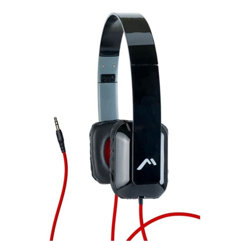 Aud&iacute;fonos Diadema Mitzu Mh-5028Bk Cable Plano N... image number null