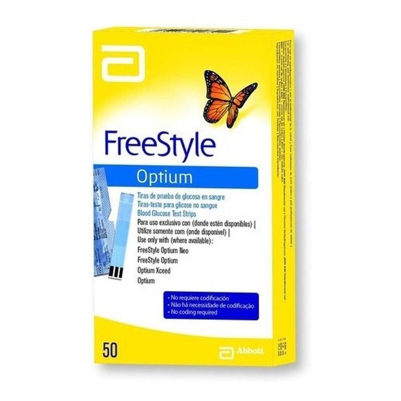 Freestyle Optium - 50 Tiras Reactivas image number null