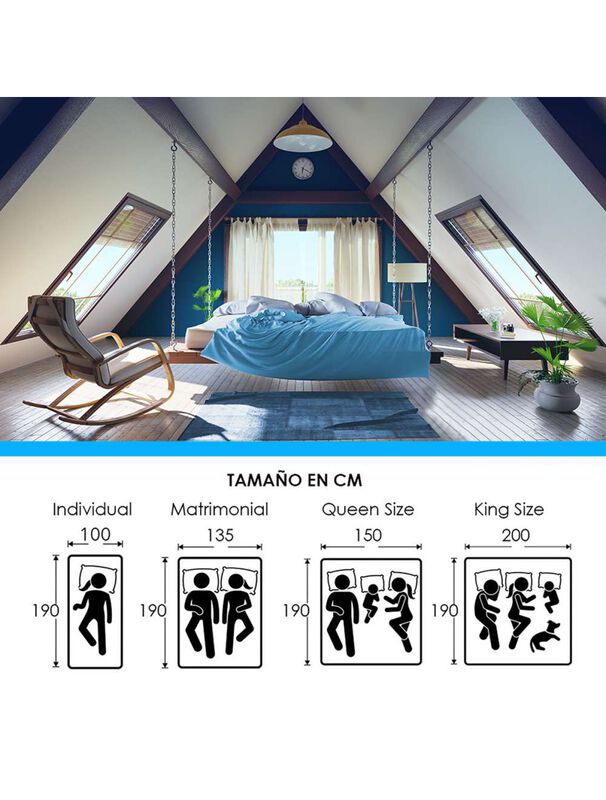 Colch&oacute;n Sealy King Topacio Confoert Firme 32 cm image number null