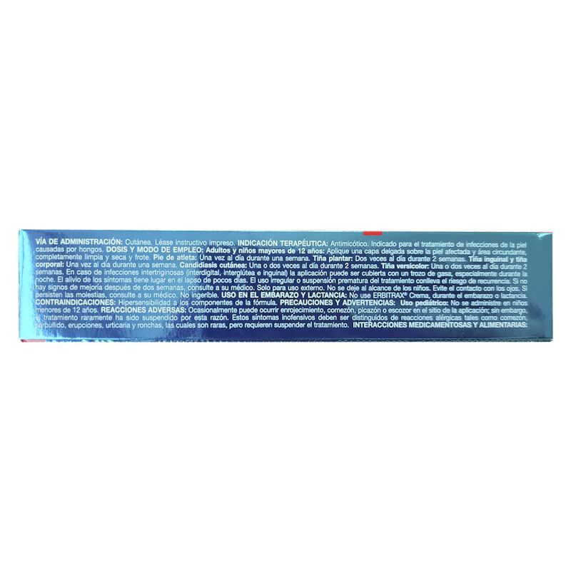 Erbitrax Crema 1% 15 Gramos image number null