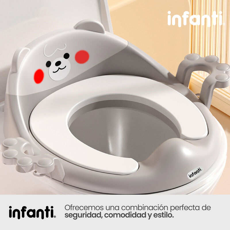 Tapa Entrenadora Para Ba&ntilde;o Adaptable Ligera Y P... image number null
