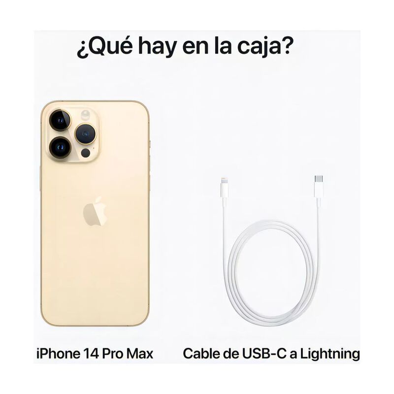 Celular Apple iPhone 14 Pro Max 128 GB Dorado R... image number null