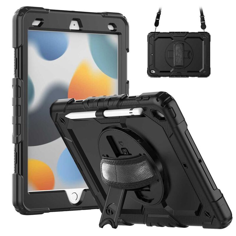 Funda TEKKU StrapB uso rudo para iPad 9 iPad 8 ... image number null